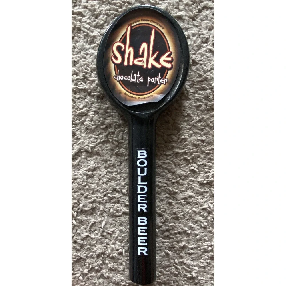 Boulder Beer Company Shake Chocolate Porter Beer Tap Handle Knob